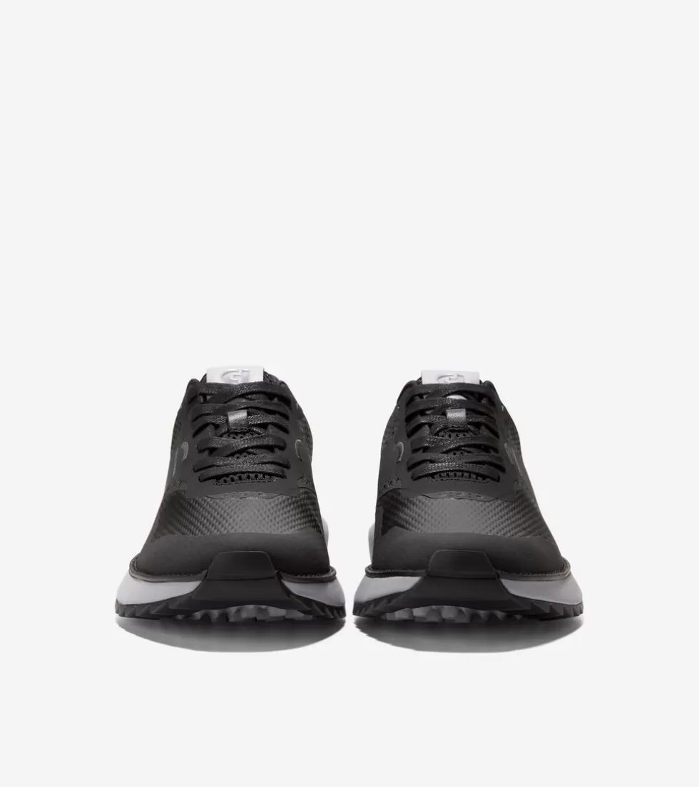 Cole Haan GOLF SHOES | SNEAKERS^Men's GrandPrø Water-Resistant Ashland Golf Sneakers Black-QuietShade-Gray