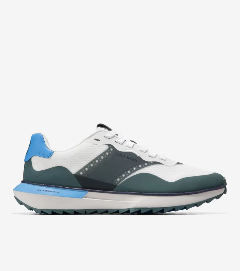 Cole Haan SNEAKERS | GOLF SHOES^Men's GrandPrø Water-Resistant Ashland Golf Sneakers StormGray-OpticWhite-MarinaBlue