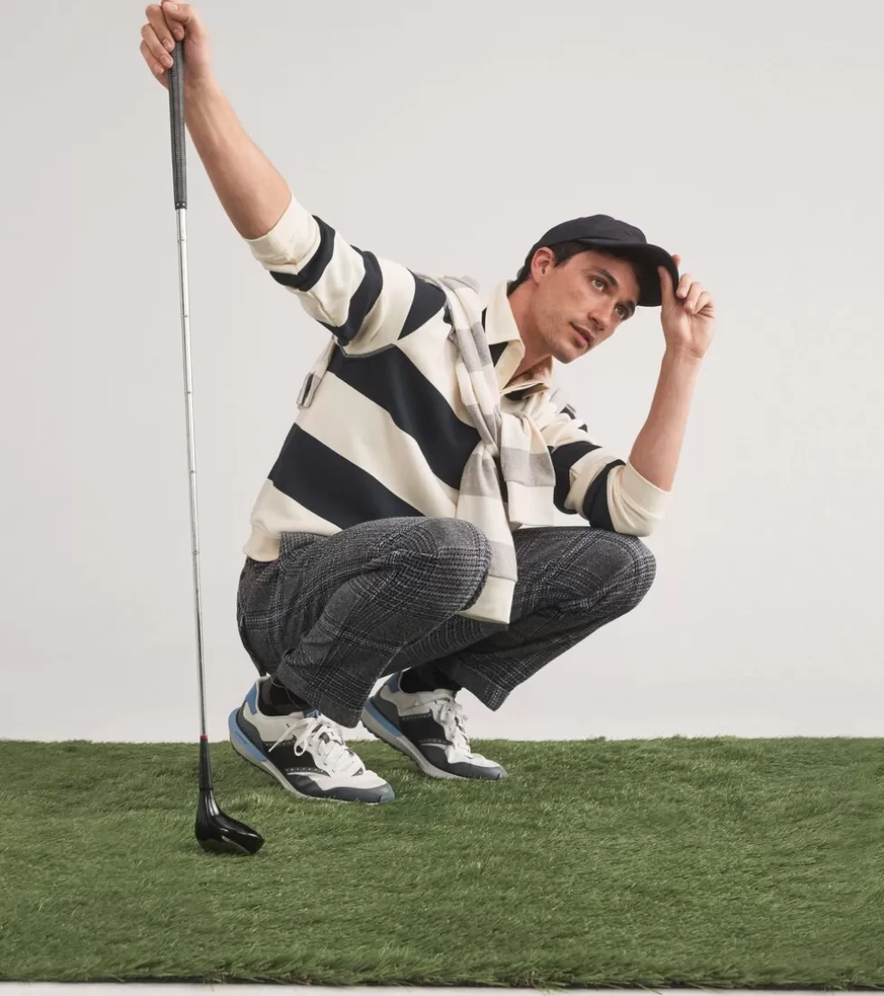 Cole Haan SNEAKERS | GOLF SHOES^Men's GrandPrø Water-Resistant Ashland Golf Sneakers StormGray-OpticWhite-MarinaBlue