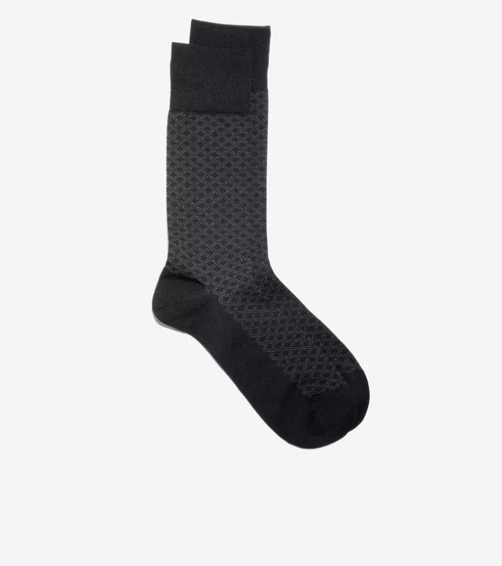 Cole Haan SOCKS | SOCKS^Men's Microfiber Dress Socks Black