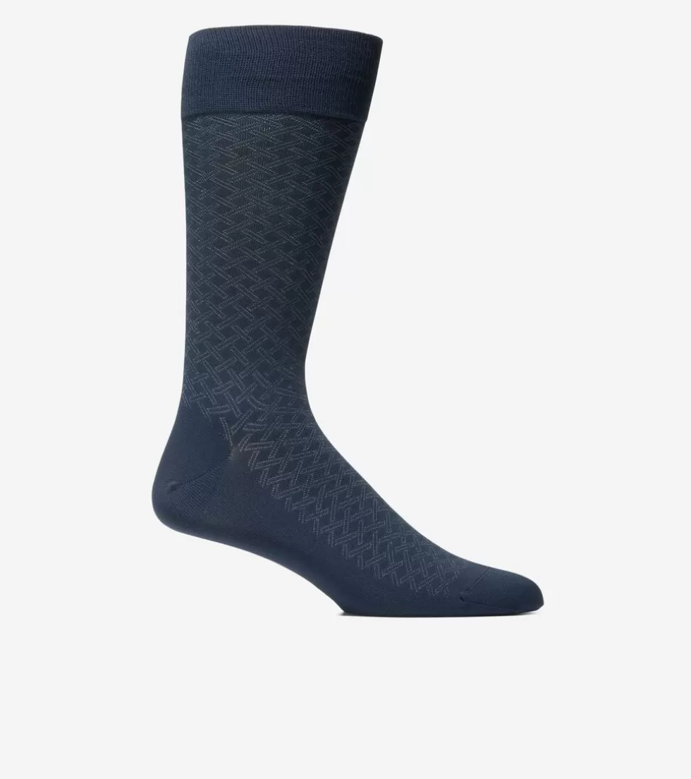 Cole Haan SOCKS | SOCKS^Men's Microfiber Dress Socks NavyBlue