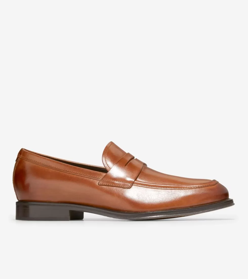 Cole Haan DRESS SHOES | LOAFERS & DRIVERS^Men's Modern Classics Penny Loafer BritishTan-DarkChocolate