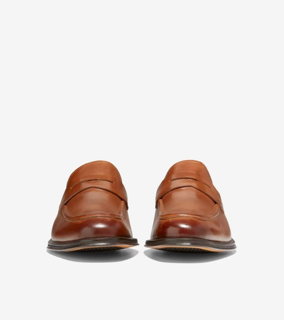 Cole Haan DRESS SHOES | LOAFERS & DRIVERS^Men's Modern Classics Penny Loafer BritishTan-DarkChocolate