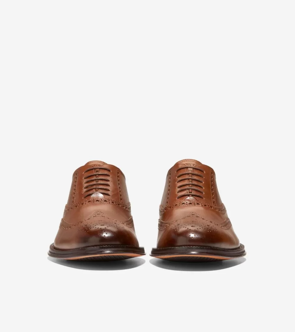 Cole Haan DRESS SHOES | OXFORDS^Men's Modern Classics Wingtip Oxfords BritishTan-DarkChocolate