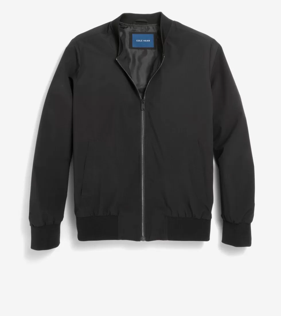Cole Haan BOMBER JACKETS | COATS & JACKETS^Men's Nylon Bomber Jacket Black