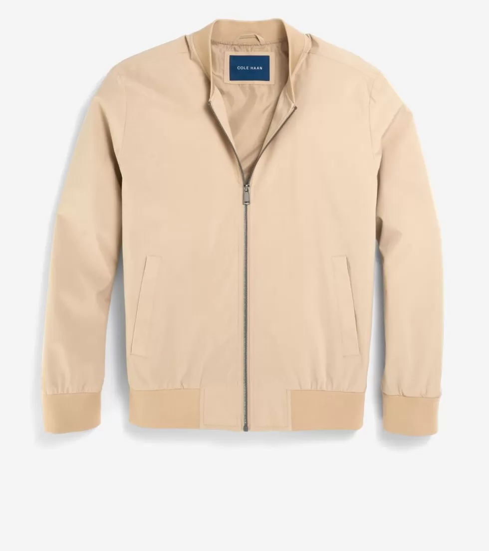 Cole Haan COATS & JACKETS | OUTERWEAR^Men's Nylon Bomber Jacket Khaki