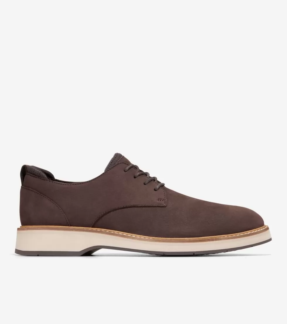 Cole Haan DRESS SHOES | OXFORDS^Men's Osborn Grand 360 Plain Oxfords DarkChocolate-Oat-Bloodstone