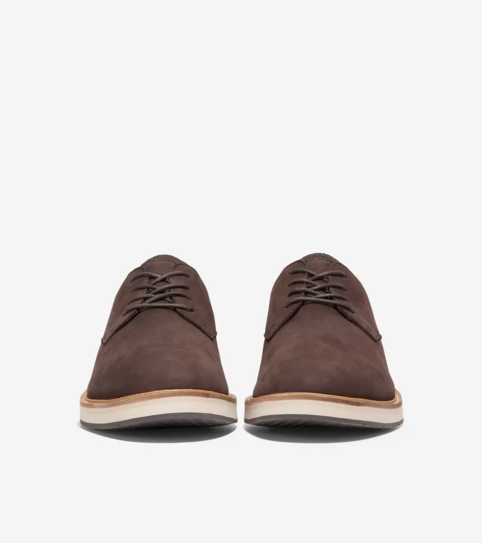 Cole Haan DRESS SHOES | OXFORDS^Men's Osborn Grand 360 Plain Oxfords DarkChocolate-Oat-Bloodstone