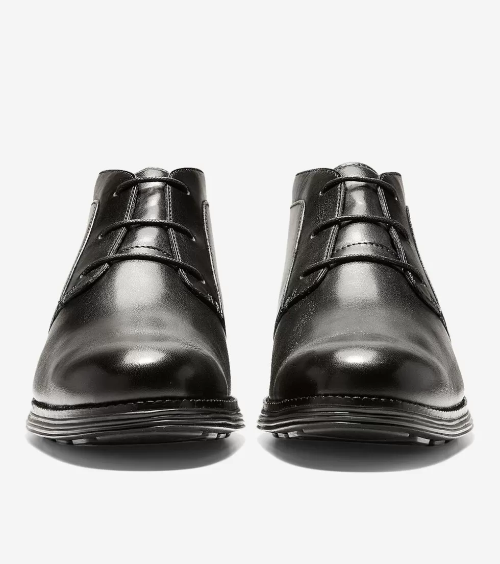 Cole Haan EXTENDED SIZES & WIDTHS | BOOTS^Men's ØriginalGrand Chukka Boot Black-black
