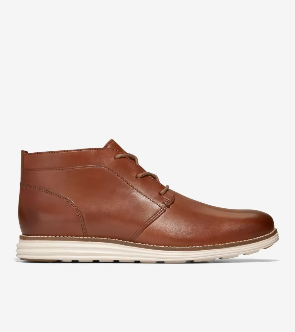 Cole Haan EXTENDED SIZES & WIDTHS | BOOTS^Men's ØriginalGrand Chukka Boot Woodbury-ivory