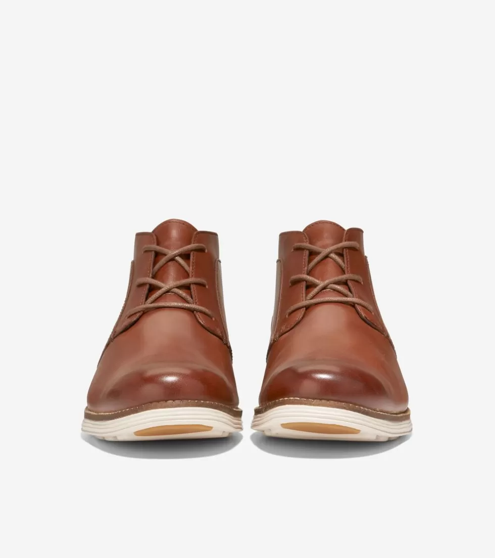Cole Haan EXTENDED SIZES & WIDTHS | BOOTS^Men's ØriginalGrand Chukka Boot Woodbury-ivory