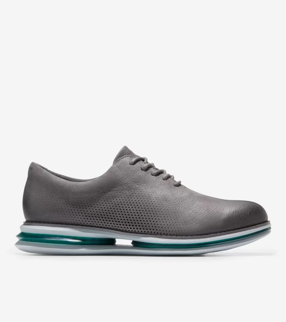 Cole Haan DRESS SHOES | OXFORDS^Men's ØriginalGrand Energy Twin Oxfords TornadoNubuck-Aventurine-HarborMist
