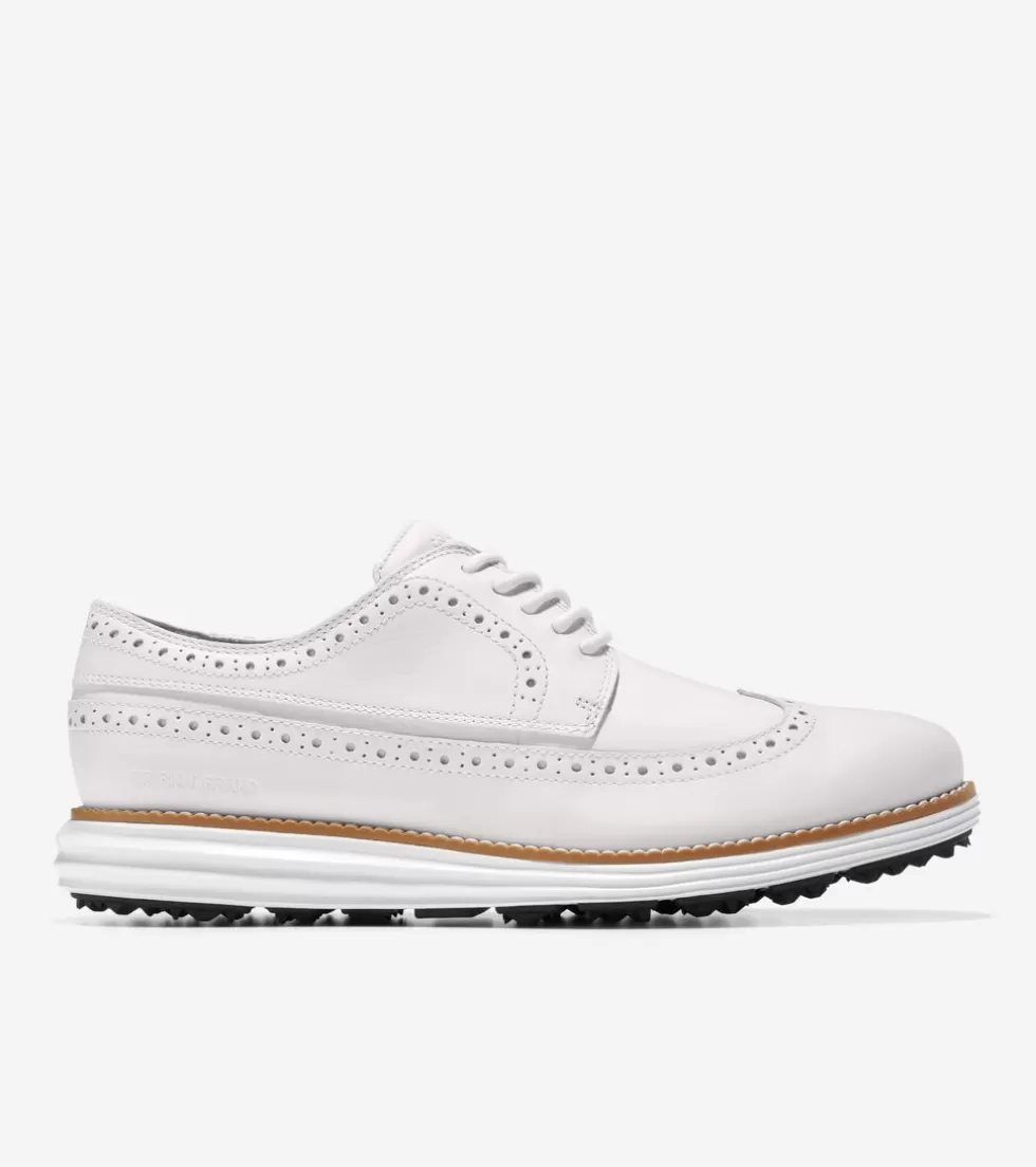 Cole Haan GOLF SHOES | OXFORDS^Men's ØriginalGrand Water-Resistant Golf Shoe OpticWhite-Natural-OpticWhite