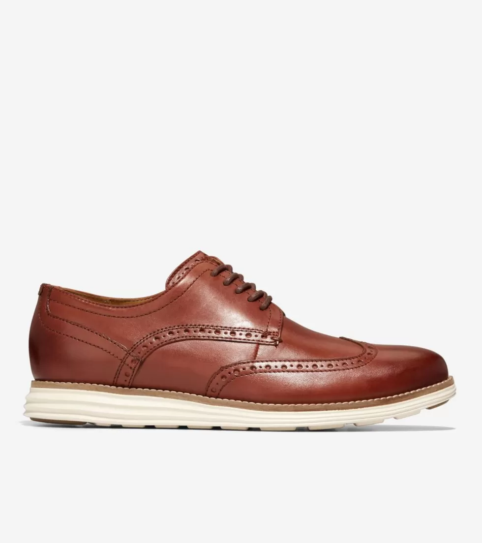 Cole Haan EXTENDED SIZES & WIDTHS | DRESS SHOES^Men's ØriginalGrand Wingtip Oxfords Woodbury-Ivory