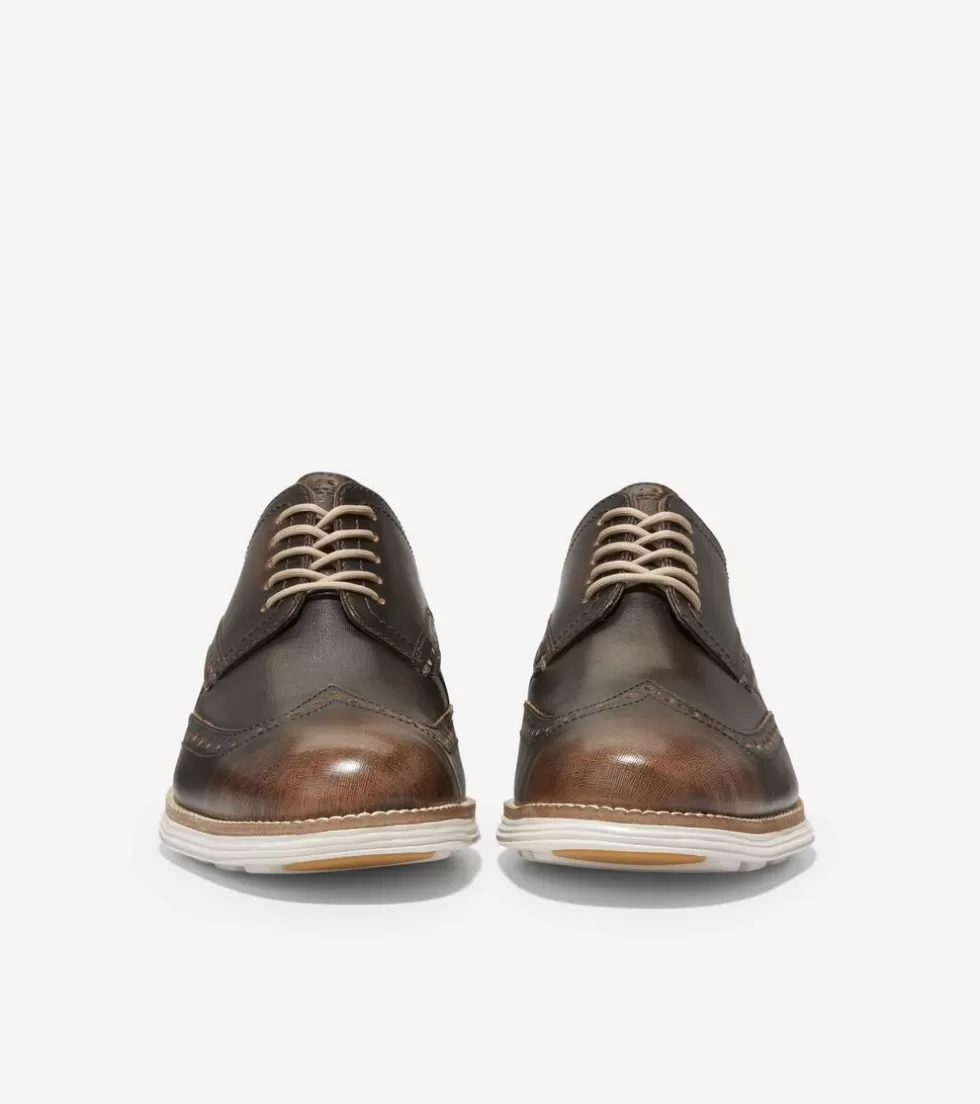 Cole Haan DRESS SHOES | OXFORDS^Men's ØriginalGrand Wingtip Oxfords NaturalTan-SilverBirch
