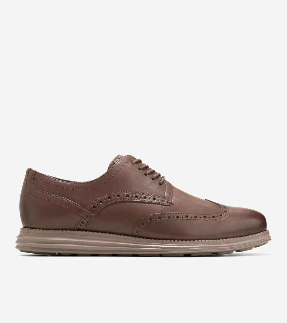 Cole Haan OXFORDS^Men's ØriginalGrand Wingtip Oxfords TruffleBrown-IrishCoffee