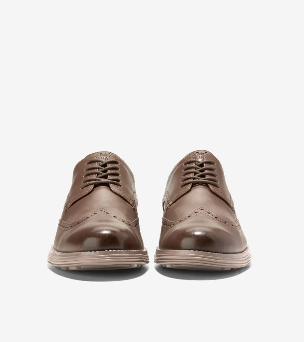 Cole Haan OXFORDS^Men's ØriginalGrand Wingtip Oxfords TruffleBrown-IrishCoffee