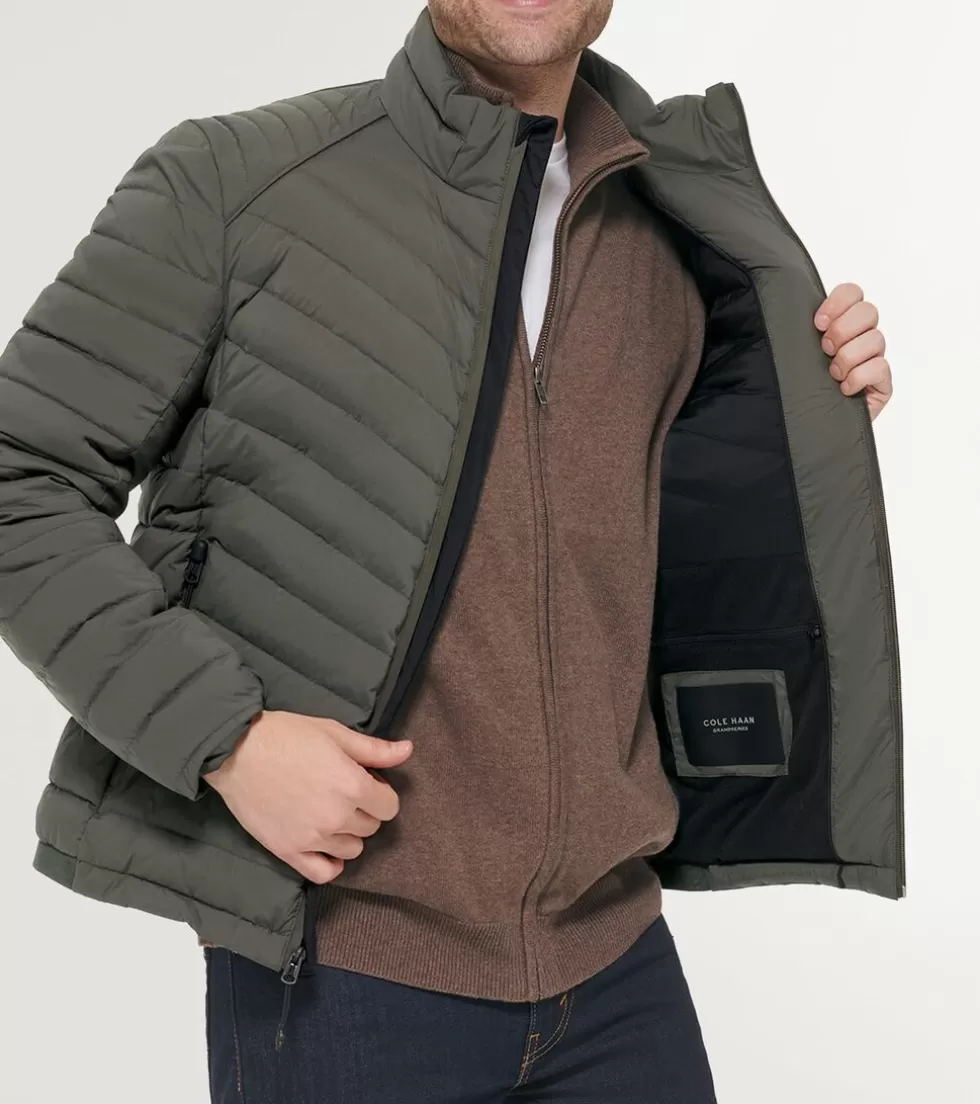 Cole Haan SOFTSHELL JACKETS | COATS & JACKETS^Men's Quilt Jacket Green