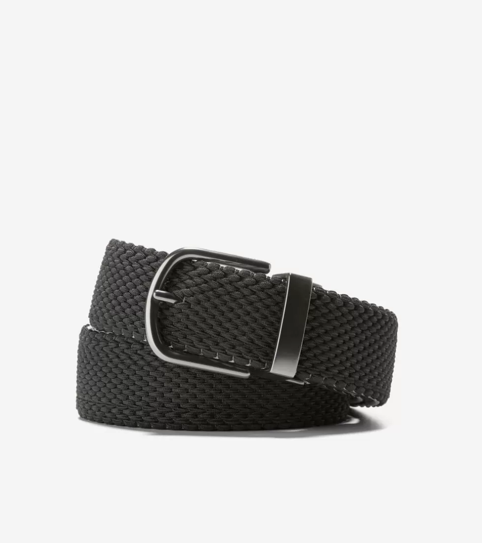 Cole Haan BELTS | BELTS^Men's Reversible Stretch Belt Black-Gray