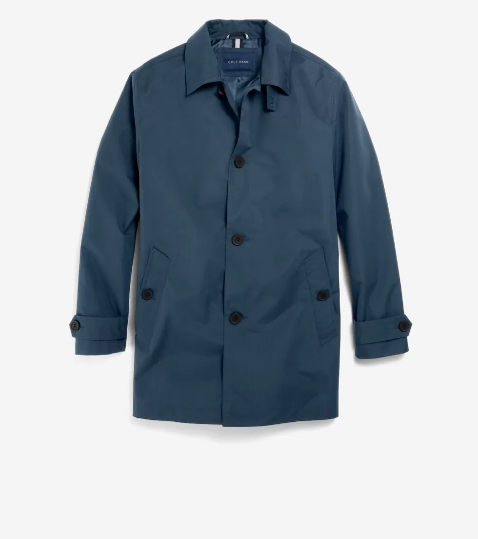 Cole Haan RAIN JACKETS | COATS & JACKETS^Men's Stand Collar Rain Jacket Navy