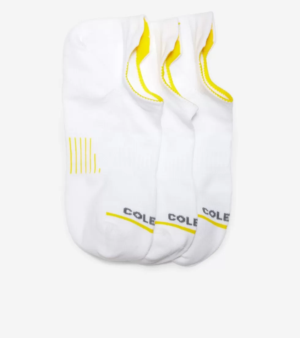 Cole Haan SOCKS | SOCKS^Men's ZERØGRAND 3-Pair Liner Socks White