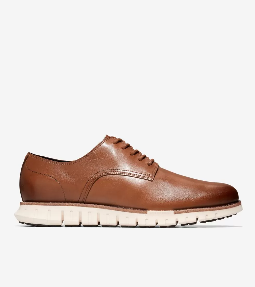 Cole Haan EXTENDED SIZES & WIDTHS | OXFORDS^Men's ZERØGRAND Remastered Plain Toe Oxfords BritishTan-Ivory