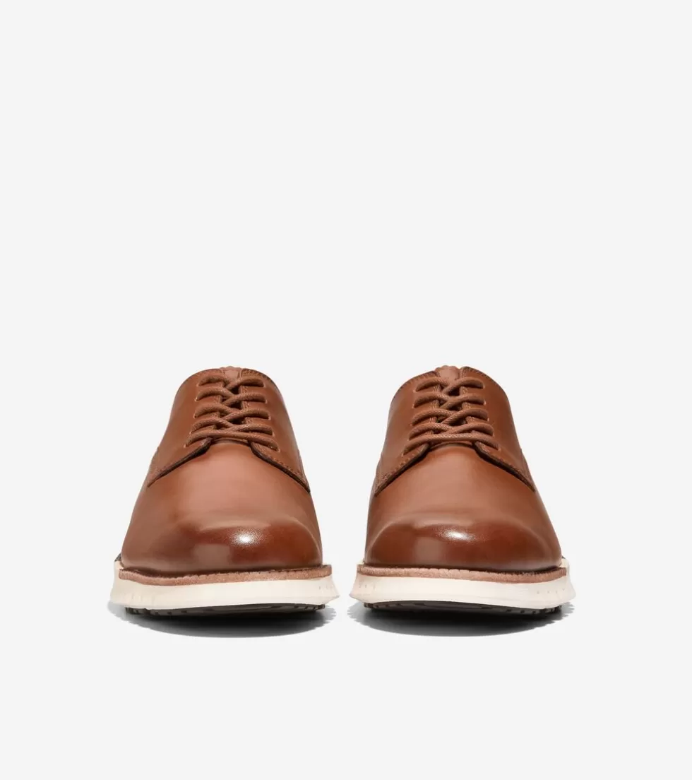 Cole Haan EXTENDED SIZES & WIDTHS | OXFORDS^Men's ZERØGRAND Remastered Plain Toe Oxfords BritishTan-Ivory