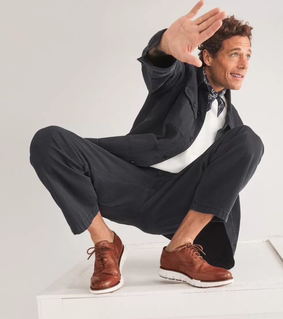 Cole Haan EXTENDED SIZES & WIDTHS | DRESS SHOES^Men's ZERØGRAND Remastered Wingtip Oxfords BritishTan-Ivory