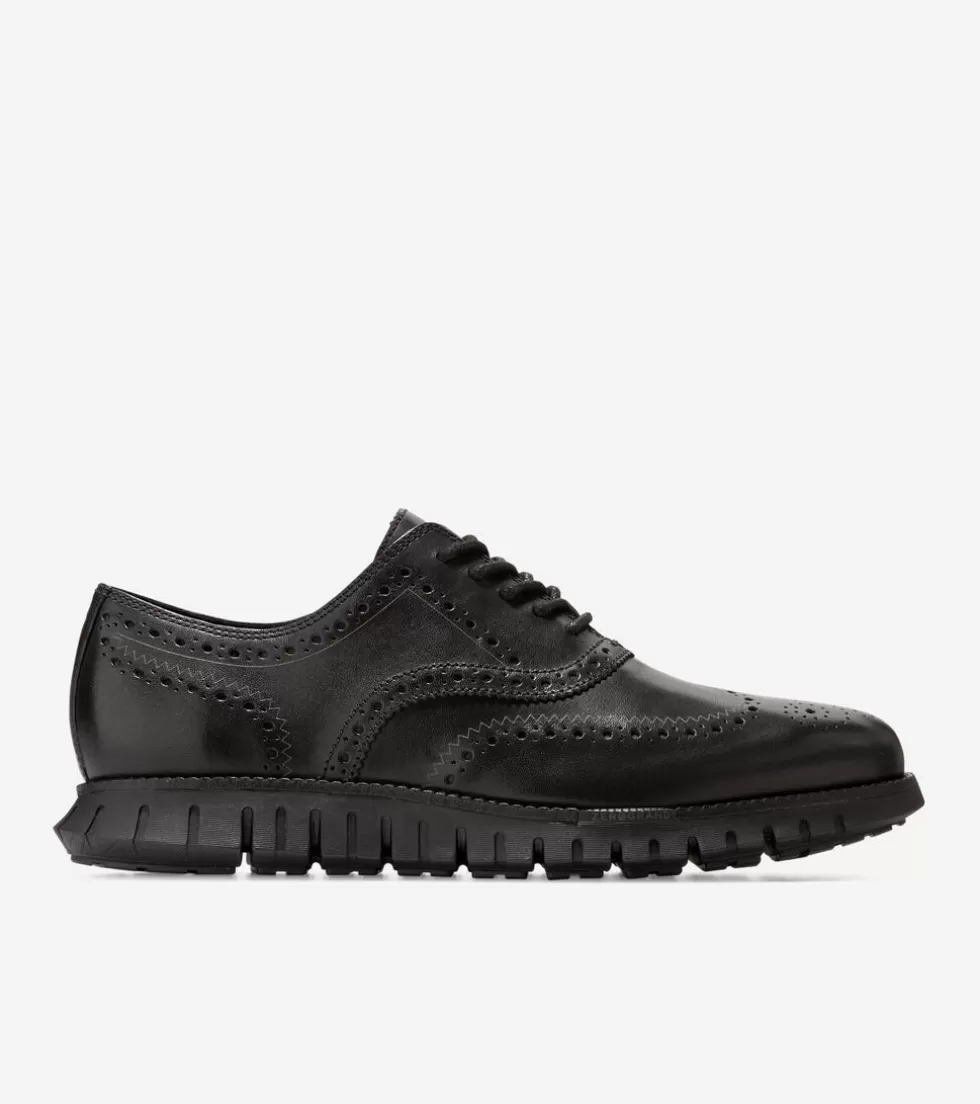 Cole Haan DRESS SHOES | OXFORDS^Men's ZERØGRAND Remastered Wingtip Oxfords Black