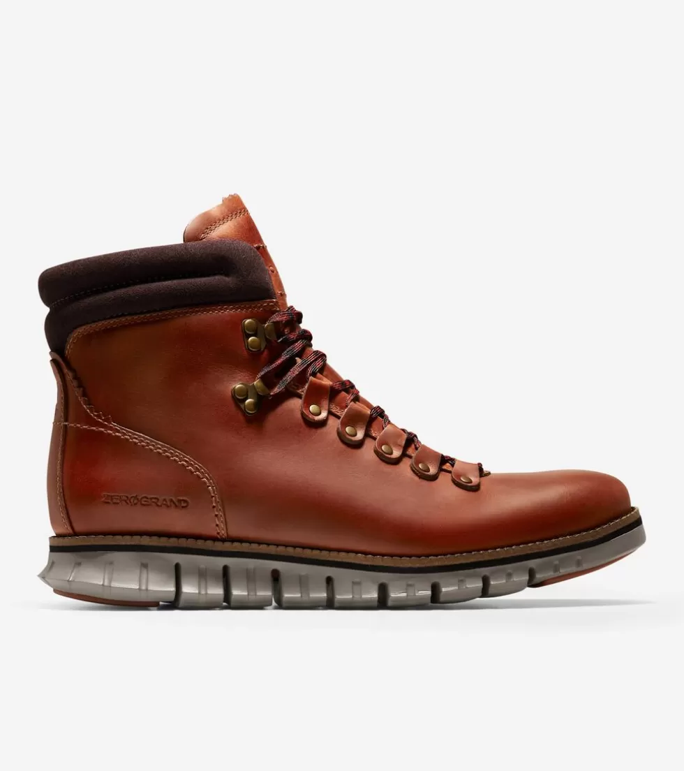 Cole Haan BOOTS^Men's ZERØGRAND Waterproof Hiker Boot BritishTanLeather