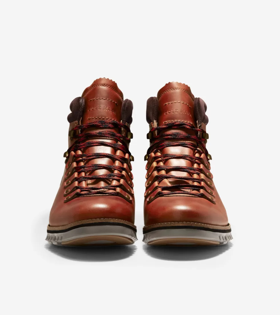 Cole Haan BOOTS^Men's ZERØGRAND Waterproof Hiker Boot BritishTanLeather