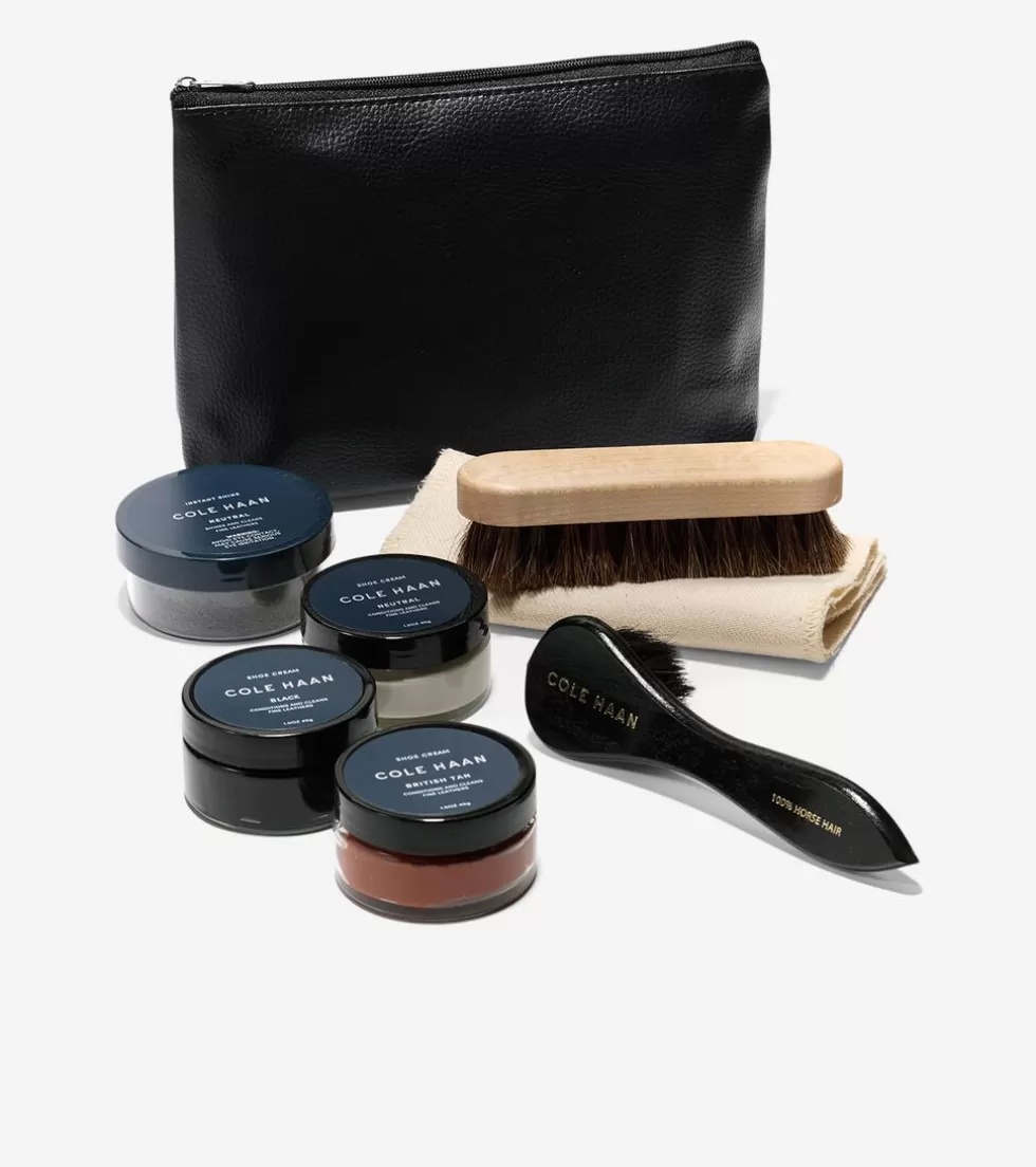 Cole Haan LEATHER & SHOE CARE | LEATHER & SHOE CARE^Mini Deluxe Travel Kit Neutral
