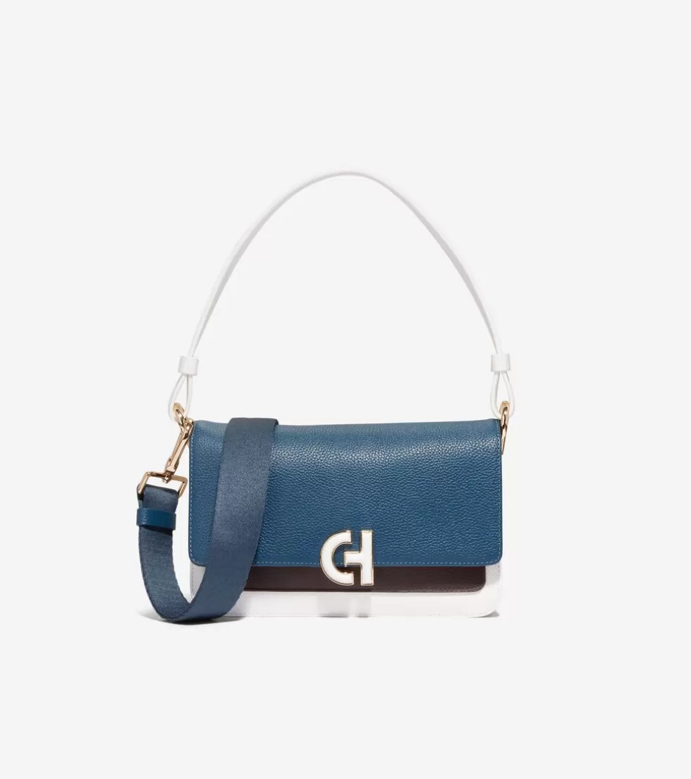 Cole Haan SHOULDER BAGS | SHOULDER BAGS^Mini Shoulder Bag BlueWingTeal-DarkChocolate-OpticWhite