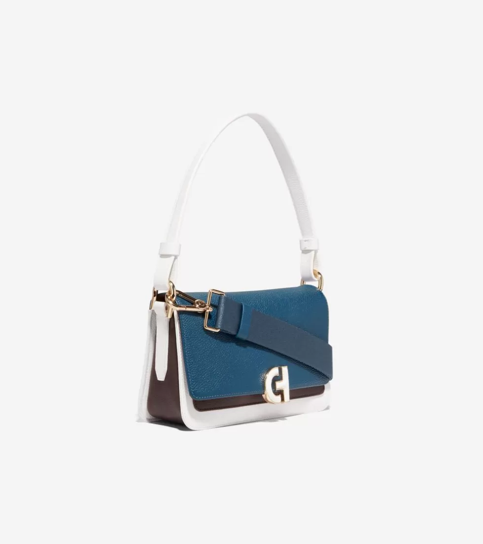 Cole Haan SHOULDER BAGS | SHOULDER BAGS^Mini Shoulder Bag BlueWingTeal-DarkChocolate-OpticWhite