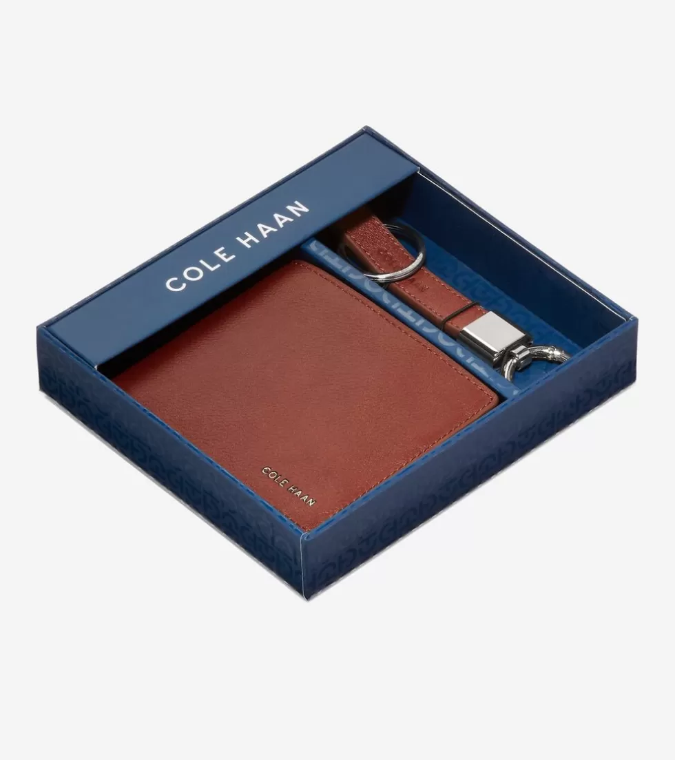 Cole Haan WALLETS | WALLETS^Slimfold with Valet Key Ring Tan