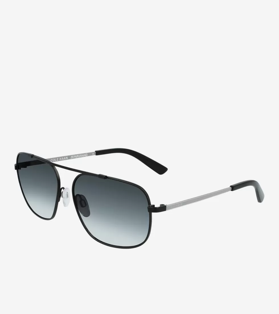 Cole Haan SUNGLASSES | SUNGLASSES^Square Navigator Sunglasses Black