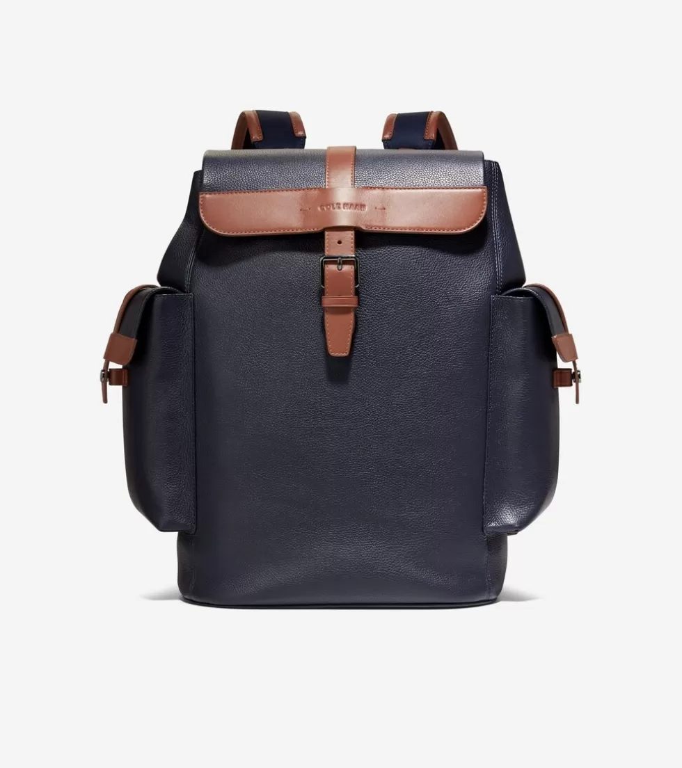 Cole Haan BACKPACKS & BRIEFCASES^Triboro Rucksack NavyBlazerBlue-NewBritishTan