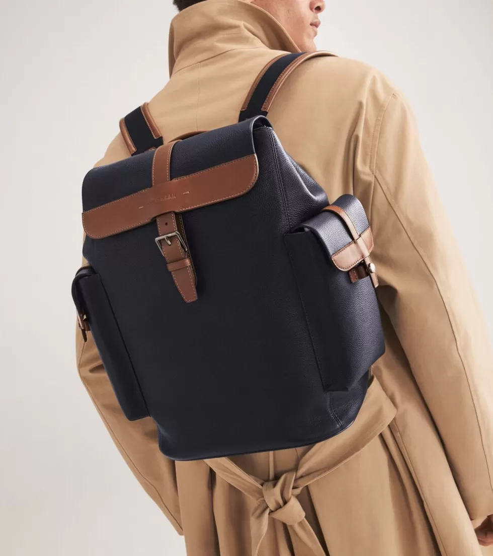 Cole Haan BACKPACKS & BRIEFCASES^Triboro Rucksack NavyBlazerBlue-NewBritishTan