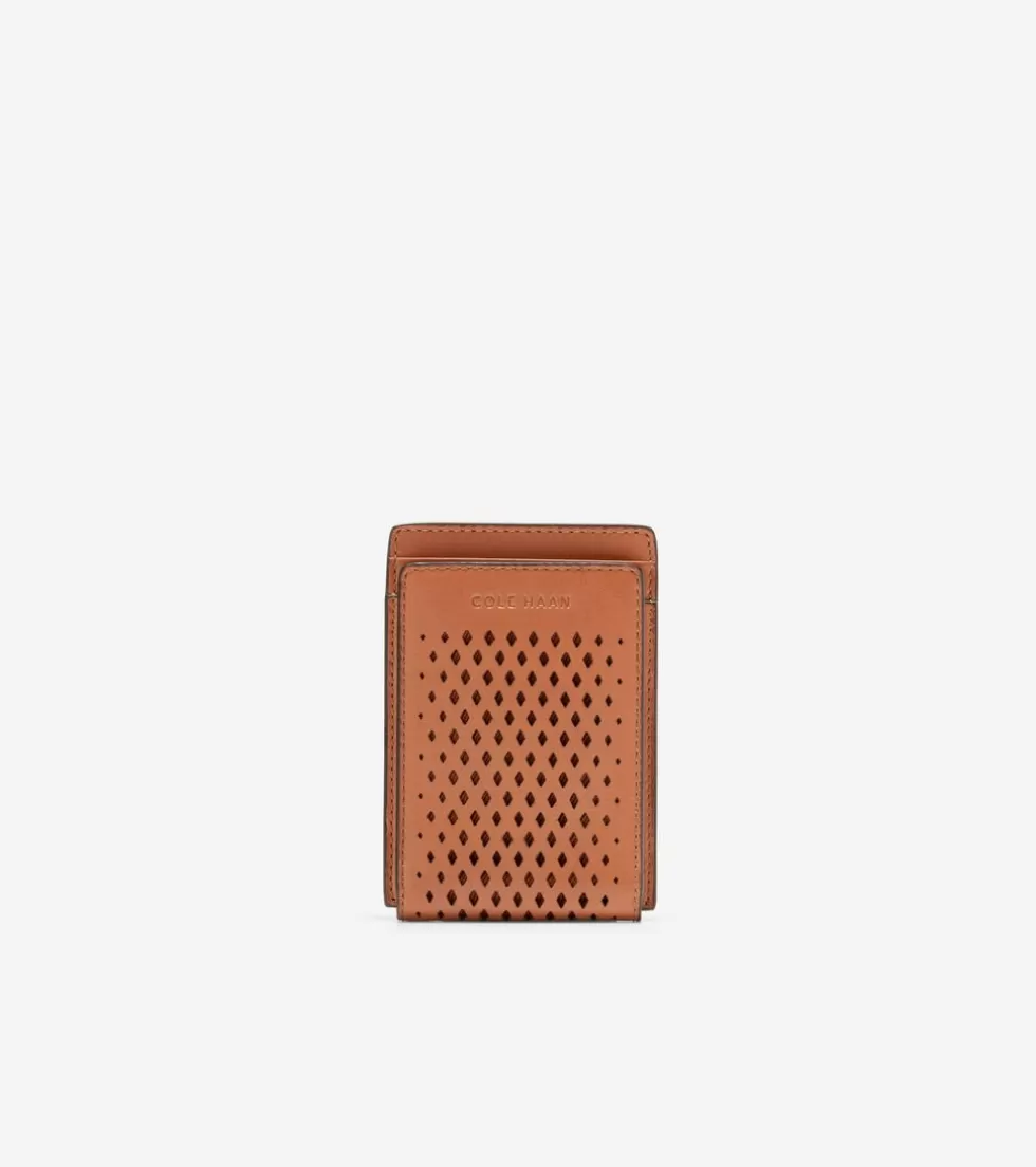 Cole Haan WALLETS | WALLETS^Washington Perforated Card Case BritishTan