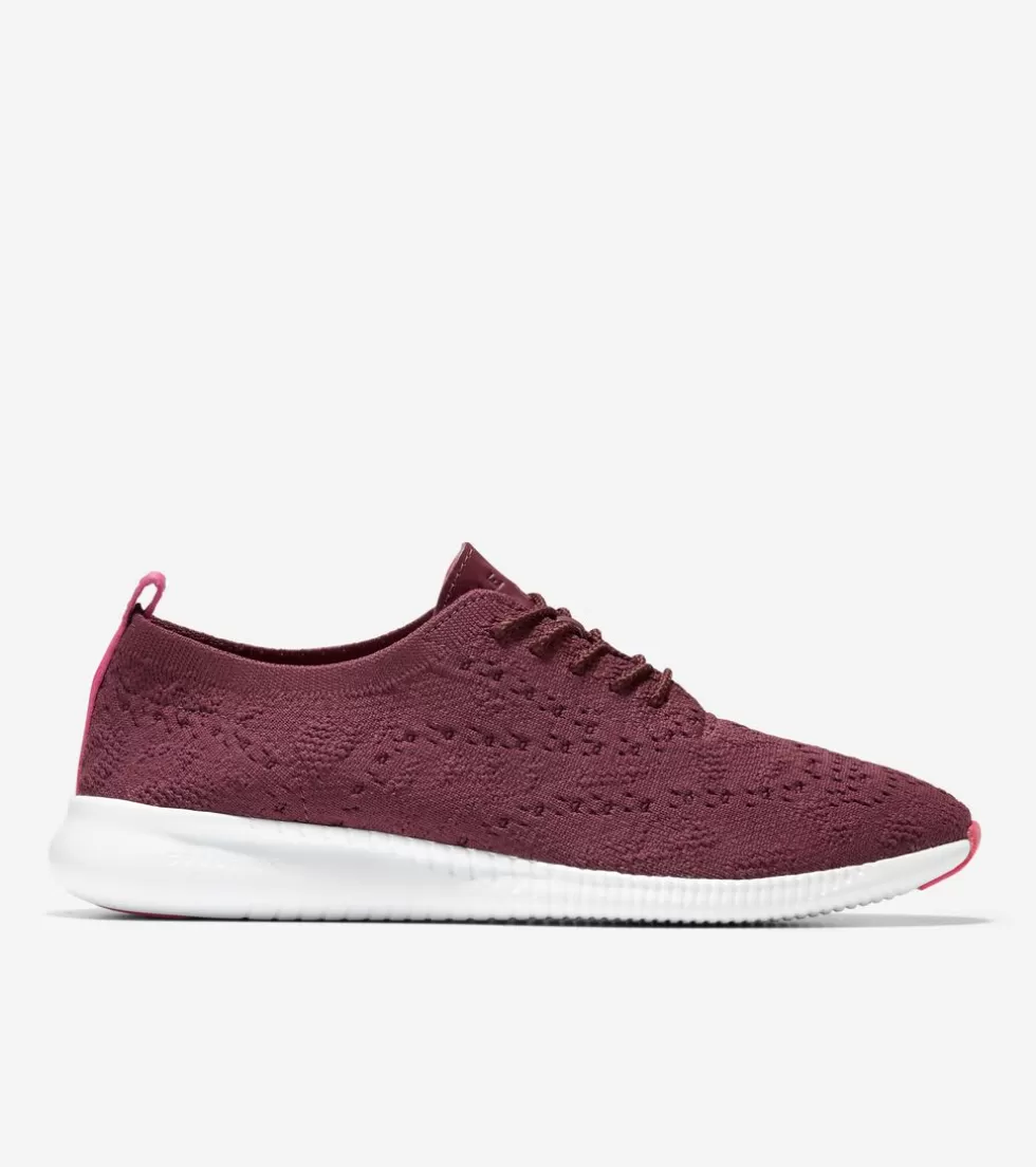 Cole Haan OXFORDS^Women's 2.ZERØGRAND Wingtip Oxfords GarnetStitchlite™