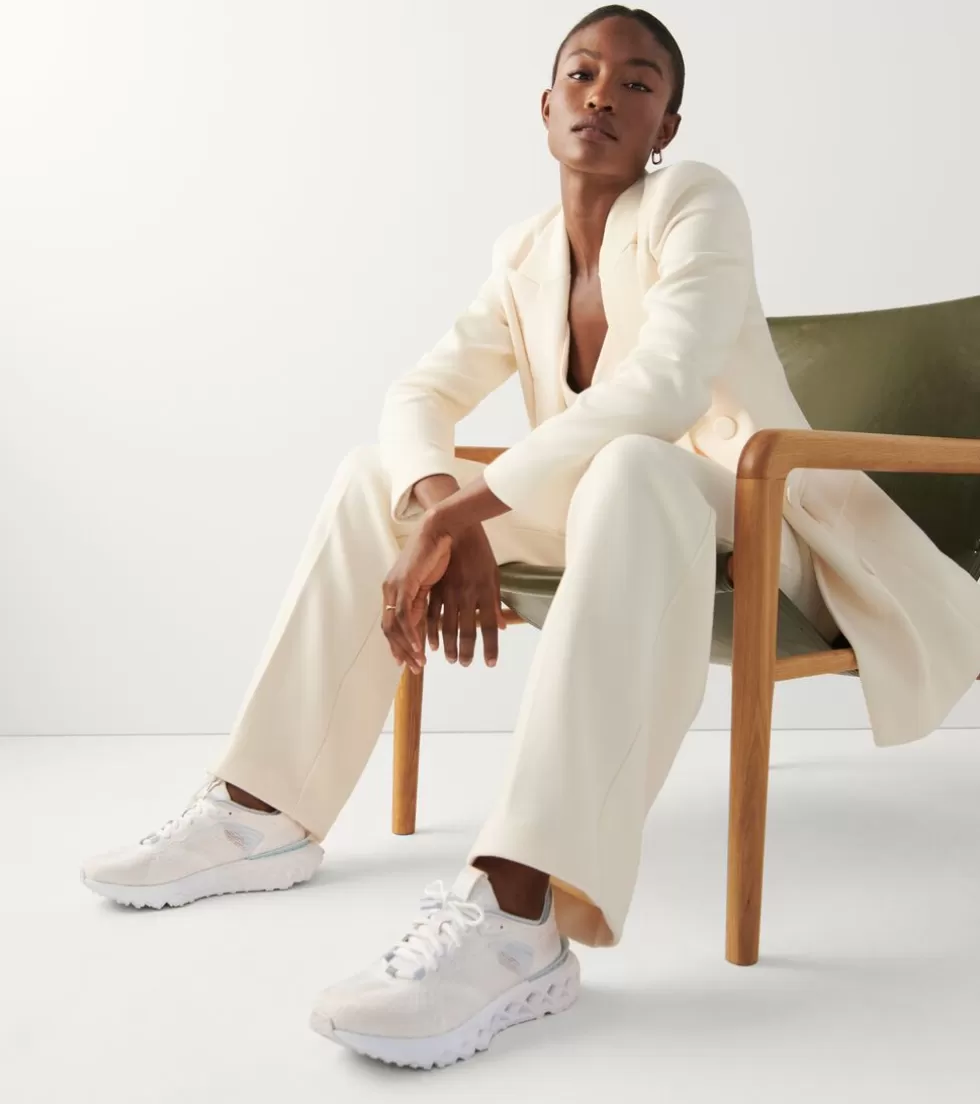 Cole Haan RUNNING SHOES | SNEAKERS^Women's 5.ZERØGRAND Embrostitch Running Shoes White-Heather-WhiteSand