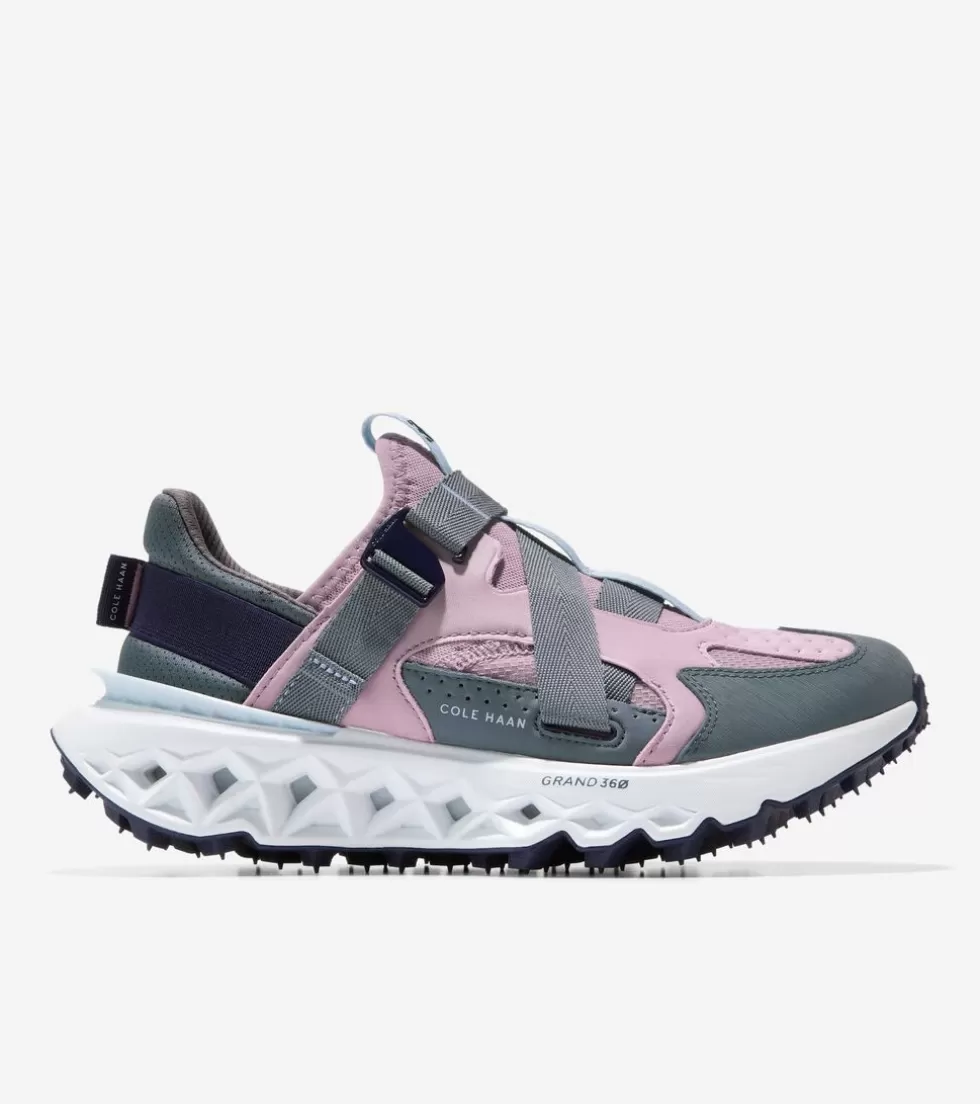 Cole Haan RUNNING SHOES | SNEAKERS^Women's 5.ZERØGRAND Monk Strap Running Shoe MauveShadows-StormyWeather-OpticWhite