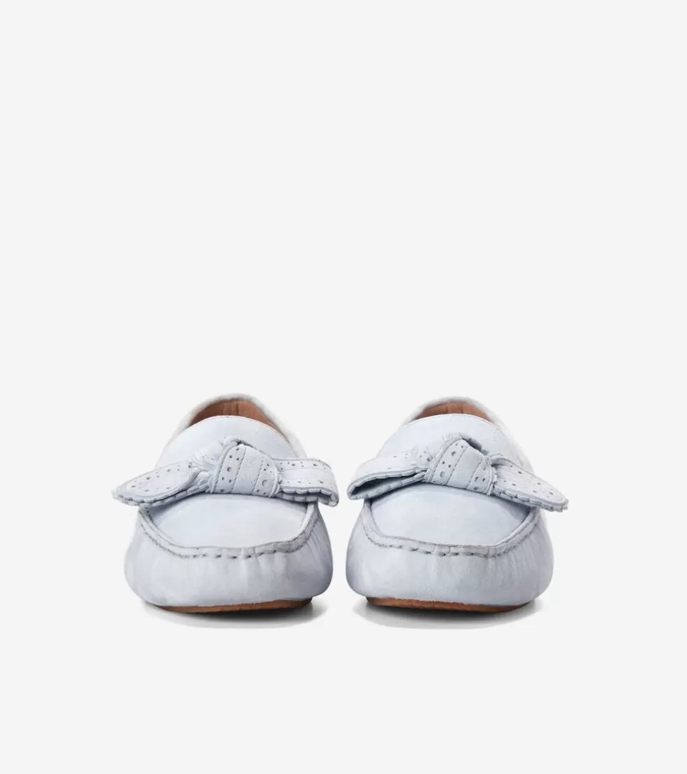 Cole Haan DRESS SHOES | LOAFERS & DRIVERS^Women's Bellport Bow Drivers HeatherBlue