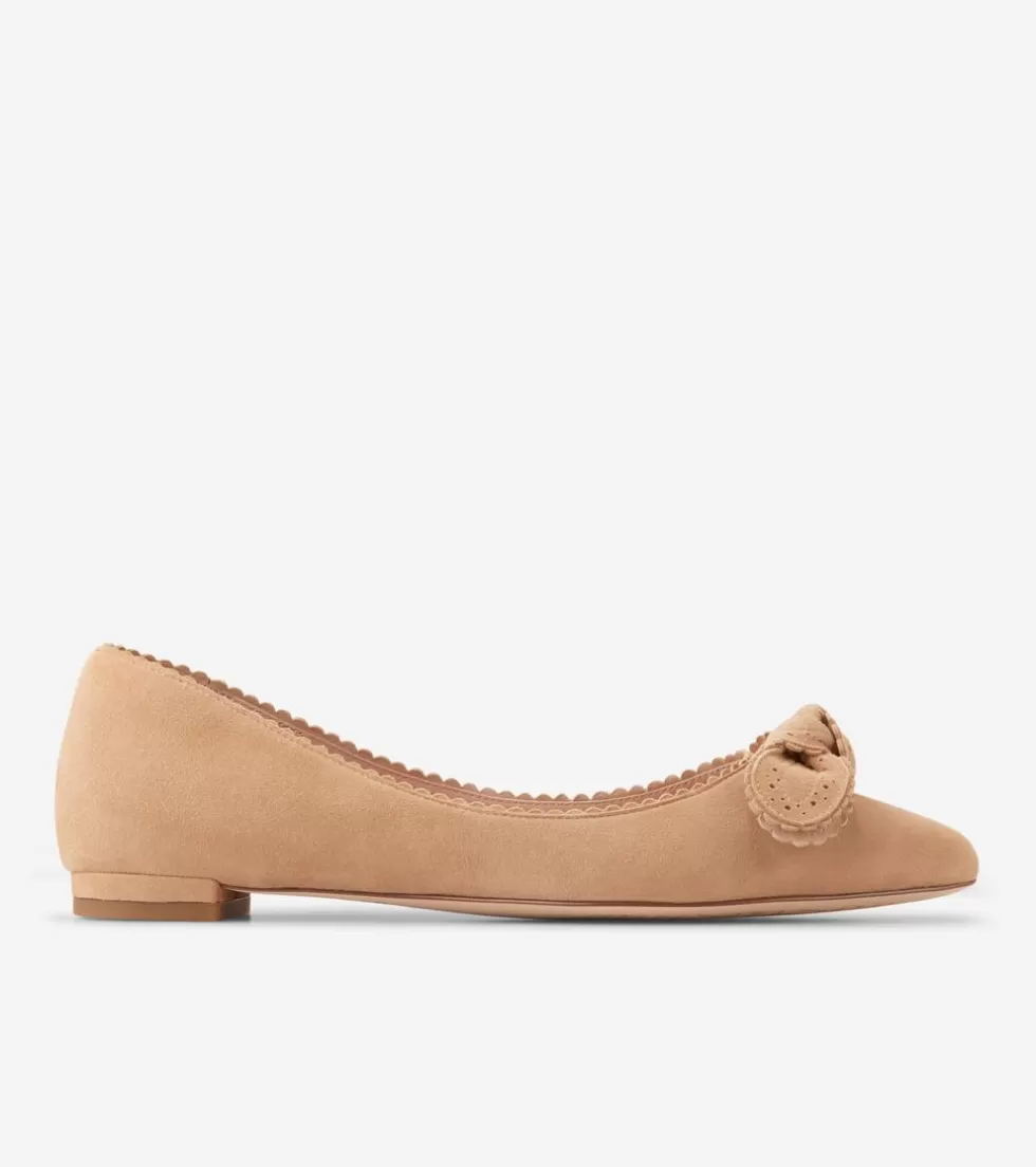 Cole Haan FLATS & SLIP-ONS | DRESS SHOES^Women's Bellport Bow Skimmer Flats BlushTan