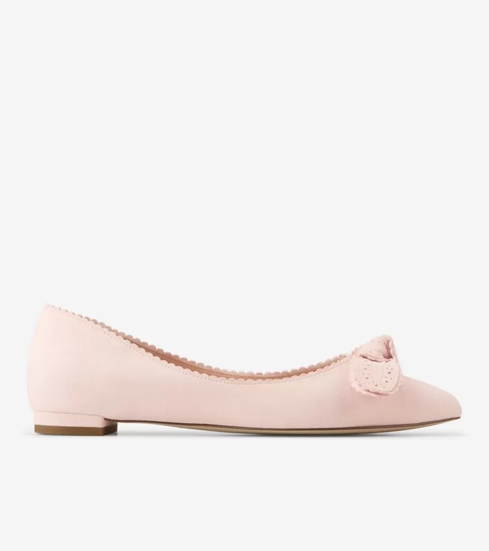 Cole Haan DRESS SHOES | FLATS & SLIP-ONS^Women's Bellport Bow Skimmer Flats PrimrosePink
