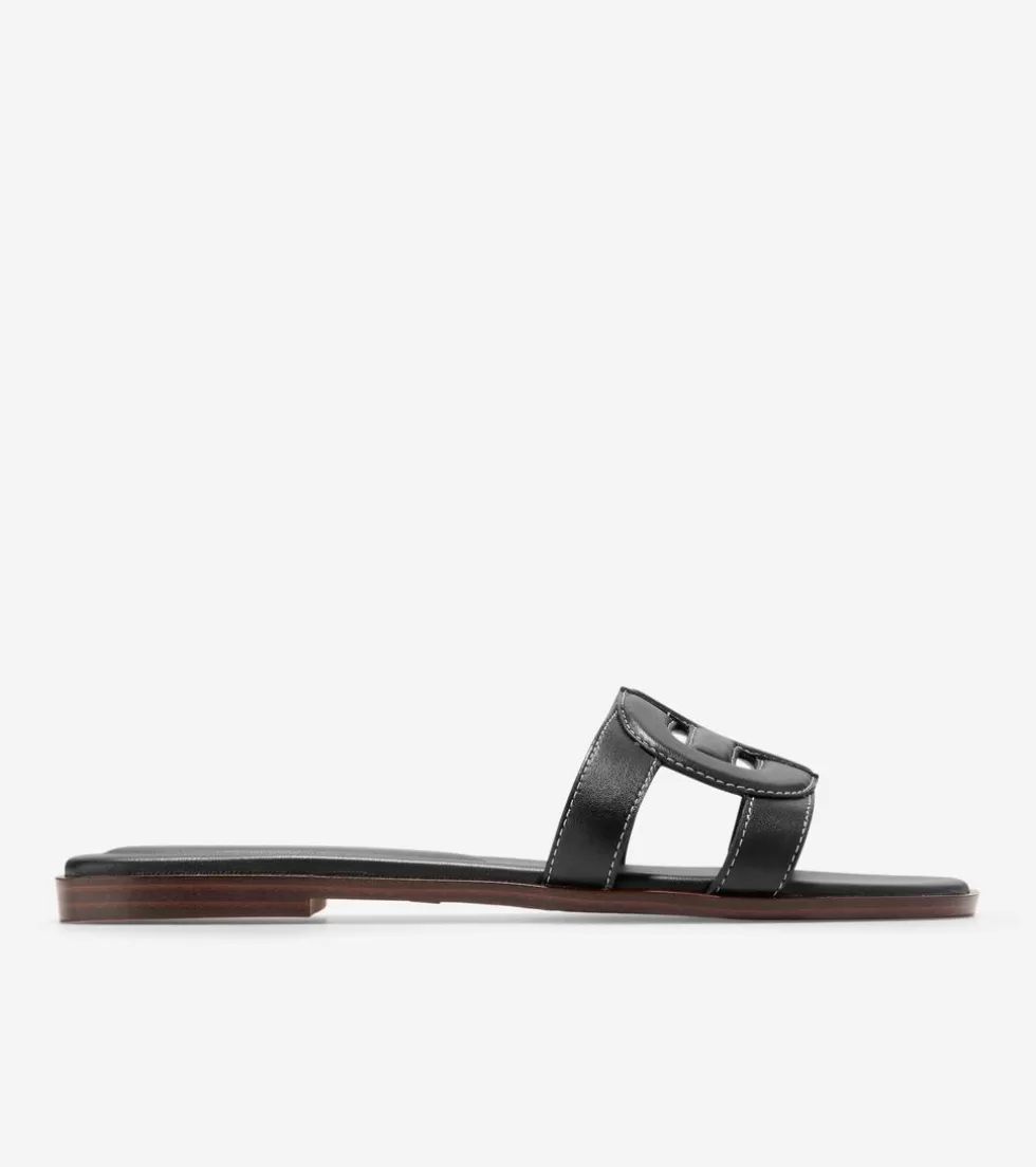 Cole Haan SANDALS^Women's Chrisee Slide Sandals Black