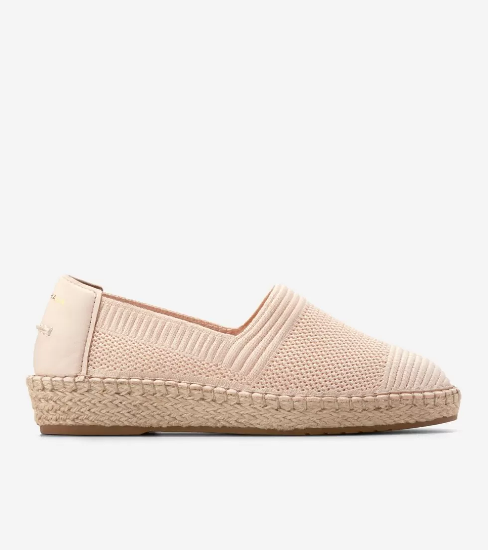 Cole Haan FLATS & SLIP-ONS | ESPADRILLES^Women's Cloudfeel Espadrille II Slip-On Loafers SandollarStitchlite™