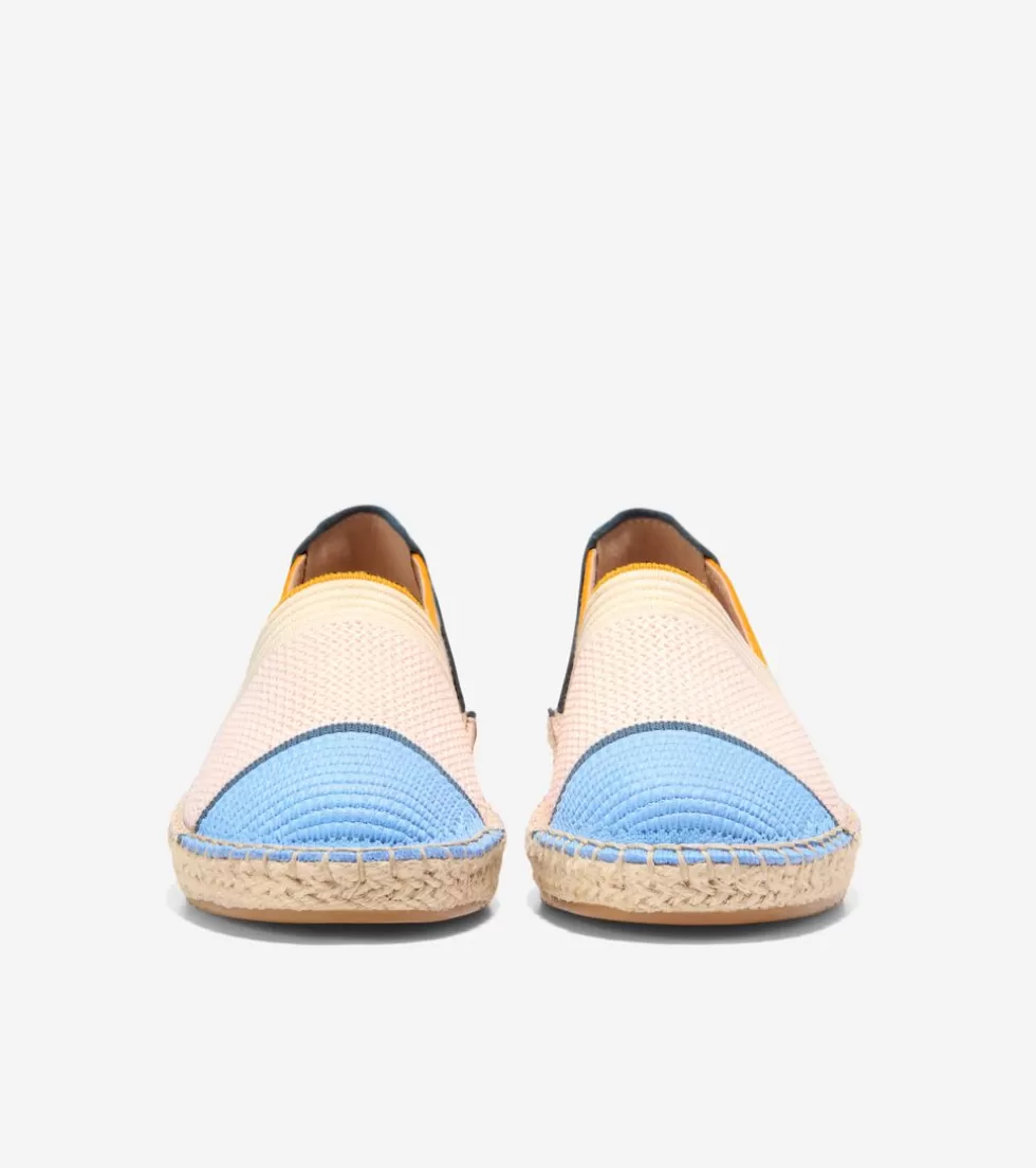 Cole Haan FLATS & SLIP-ONS | ESPADRILLES^Women's Cloudfeel Espadrille II Slip-On Loafers Primrose-Ivory-MarinaStitchlite™