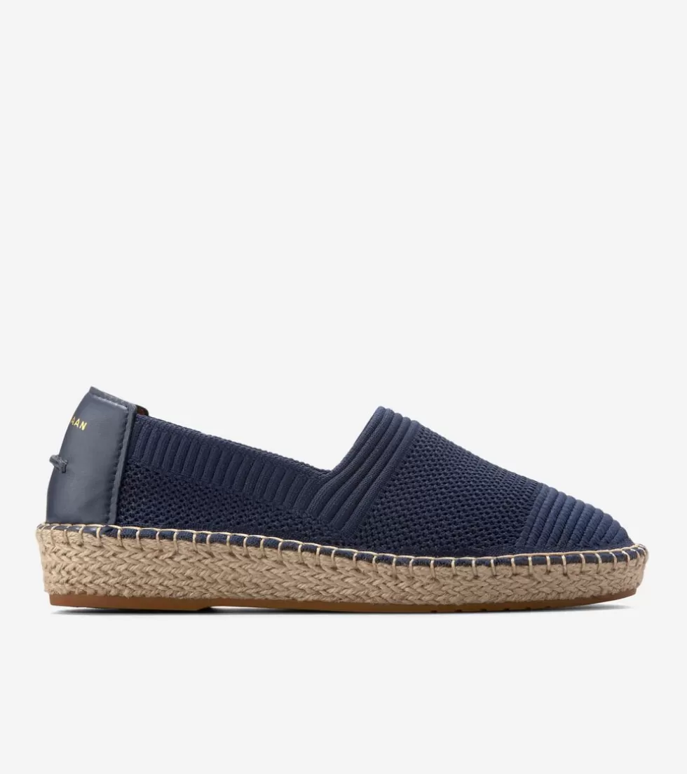 Cole Haan FLATS & SLIP-ONS | ESPADRILLES^Women's Cloudfeel Espadrille II Slip-On Loafers MarineBlueStitchlite™