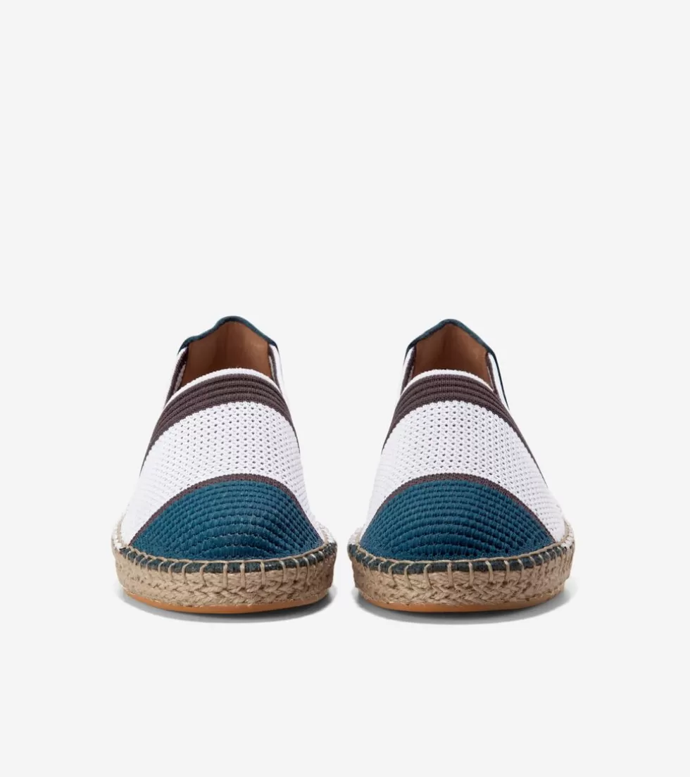 Cole Haan FLATS & SLIP-ONS | ESPADRILLES^Women's Cloudfeel Espadrille II Slip-On Loafers White-BlueWingTeal-ChocolateStitchlite™